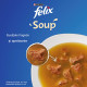 Felix Soup Original – hrană umedă complementară pentru pisici adulte, cu pui, plic 48 g